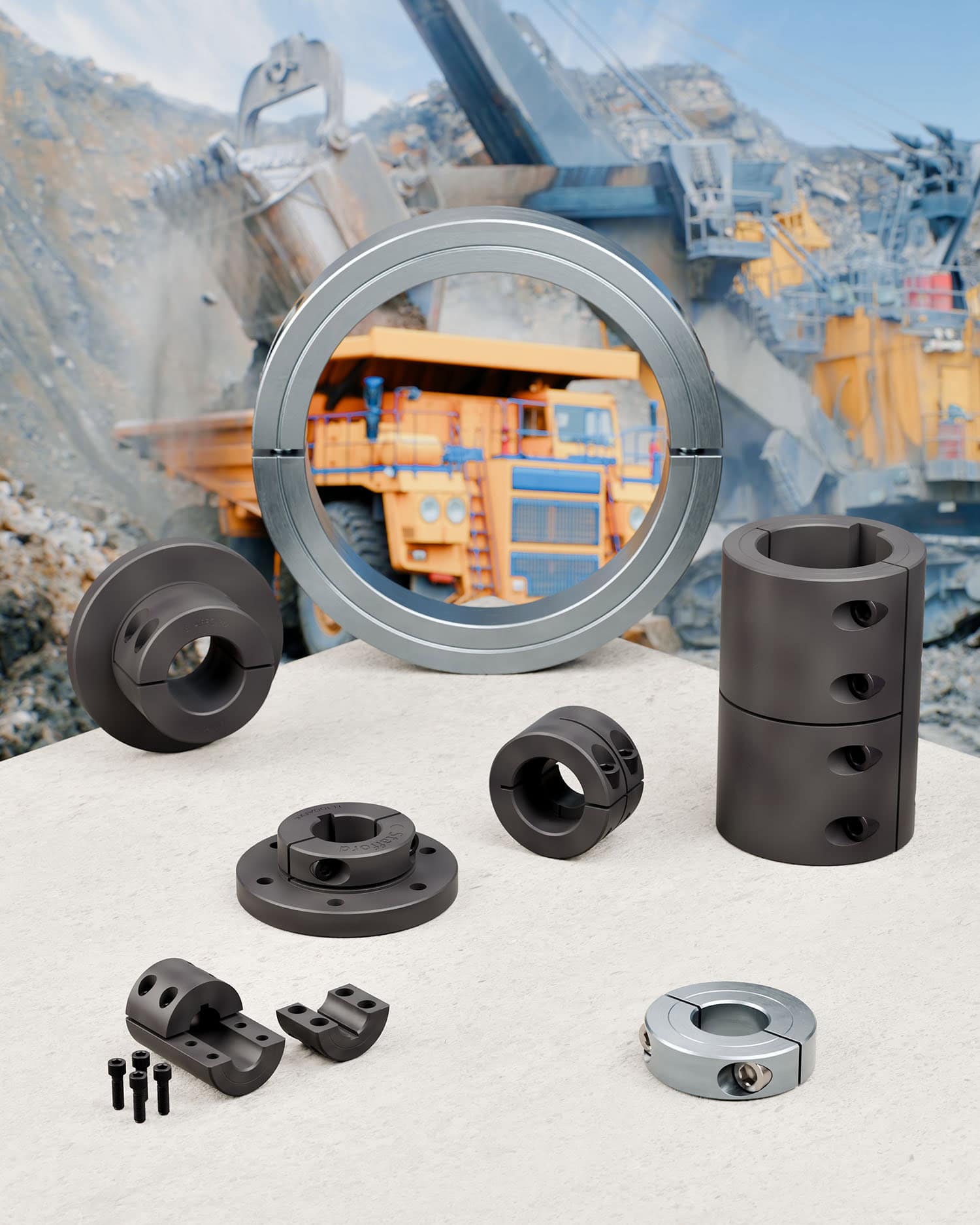 Collars and Coupling for Heavy Equipment