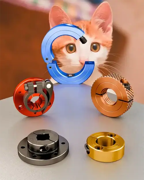 Anodized Shaft Collars and Mounting Devices