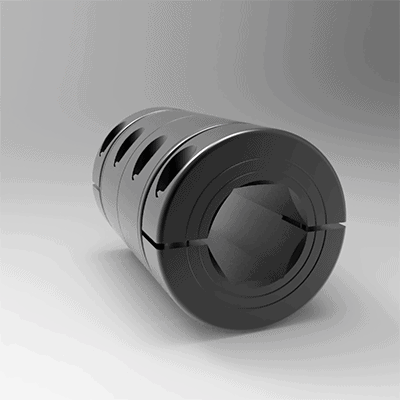 Two-Piece Split Precision Sleeve Hex Bore Couplings