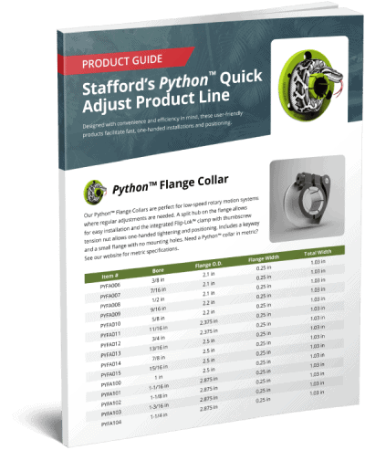 Product Guide: Stafford's Python Quick Adjust Product Line